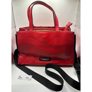 Michael Kors Red Leather Shoulder Bag